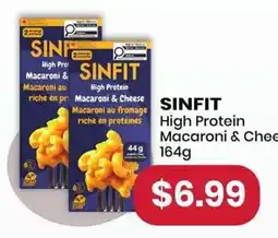 Healthy Planet Sinfit high protein macaroni & cheese offer