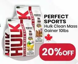 Healthy Planet Perfect sports hulk clean mass gainer offer