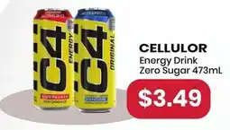 Healthy Planet Cellulor energy drink zero sugar offer