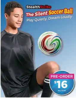 Showcase StealthStrike The Silent Soccer Ball offer