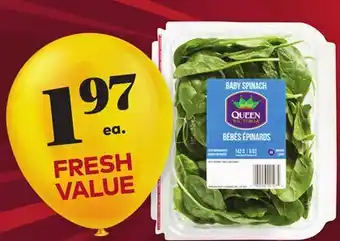 Giant Tiger 5 oz baby spinach offer
