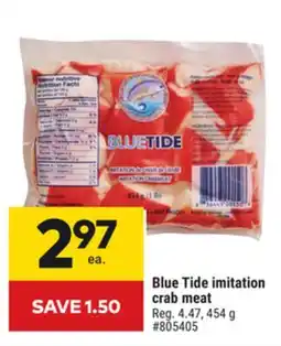 Giant Tiger Blue Tide imitation crab meat offer