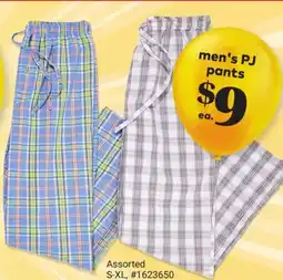 Giant Tiger men's PJ pants offer