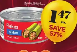 Giant Tiger Maple Leaf flaked meat offer