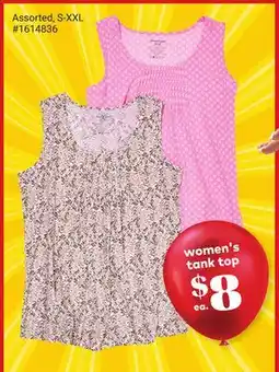 Giant Tiger women's tank top offer