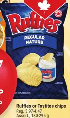 Giant Tiger Ruffles chips offer