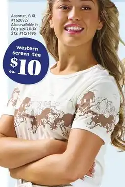 Giant Tiger western screen tee offer