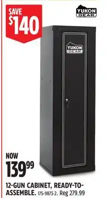 Canadian Tire Yukon Gear 12-GUN CABINET, READY-TO- ASSEMBLE offer