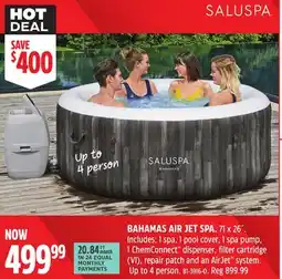 Canadian Tire SALUSPA BAHAMAS AIR JET SPA offer