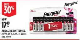 Canadian Tire ALKALINE BATTERIES offer