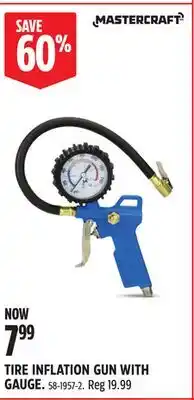 Canadian Tire Mastercraft TIRE INFLATION GUN WITH GAUGE offer