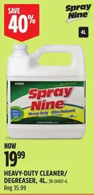Canadian Tire HEAVY-DUTY CLEANER/ DEGREASER offer
