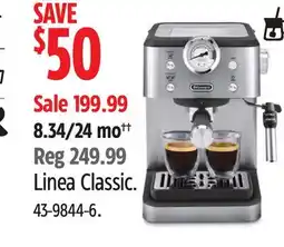 Canadian Tire Delonghi Linea Classic offer
