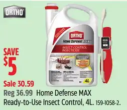 Canadian Tire Ortho Home Defense MAX Ready-to-Use Insect Control offer