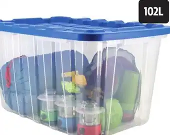 Canadian Tire Mastercraft Clear Storage Bin offer