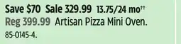 Canadian Tire Ninja Artisan Pizza Mini Oven offer