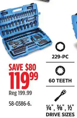 Canadian Tire Mastercraft General Use Socket Sets offer