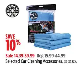 Canadian Tire Chemical Guys Selected Car Cleaning Accessories offer