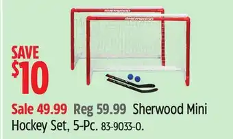 Canadian Tire Sherwood Mini Hockey Set offer