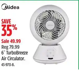 Canadian Tire Midea 6˝ TurboBreeze Air Circulator offer