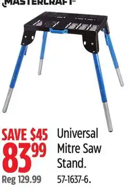 Canadian Tire Mastercraft Universal Mitre Saw Stand offer