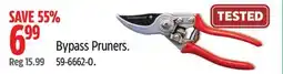 Canadian Tire Yardworks Bypass Pruners offer