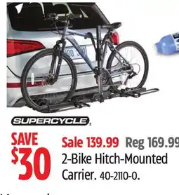 Canadian Tire Supercycle 2-Bike Hitch-Mounted Carrier offer