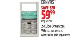 Canadian Tire Canvas Invermere 2 Cube Horizontal & Vertical Storage Shelf Organizer offer