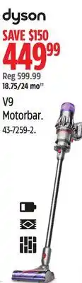 Canadian Tire DYSON V9 Motorbar offer