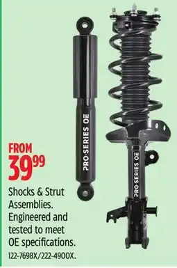 Canadian Tire PRO-SERIES OE Shocks & Strut Assemblies offer