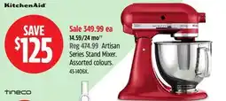 Canadian Tire KitchenAid Artisan Series Stand Mixer offer