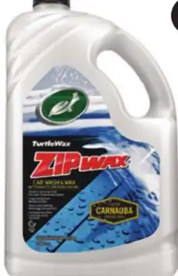 Canadian Tire Turtle Wax Zip Wax Car Wash offer
