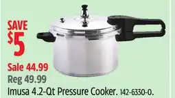Canadian Tire Imusa 4.2-Qt Pressure Cooker offer
