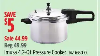 Canadian Tire Imusa 4.2-Qt Pressure Cooker offer