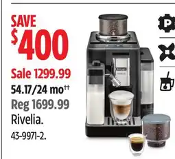 Canadian Tire Delonghi Rivelia offer