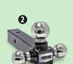 Canadian Tire Reese Towpower Chrome Tri-Ball Trailer Hitch Mount offer