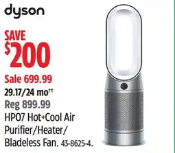 Canadian Tire Dyson HP07 Hot+Cool Air Purifier/Heater/ Bladeless Fan offer
