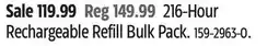 Canadian Tire 216-Hour Rechargeable Refill Bulk Pack offer
