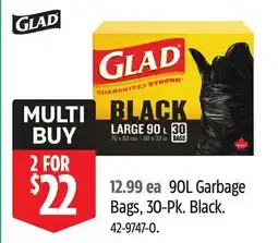 Canadian Tire 90L Garbage Bags, 30-Pk offer