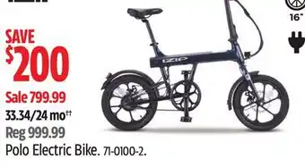 Canadian Tire IZip Polo Electric Bike offer