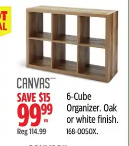 Canadian Tire 6-Cube Organizer offer