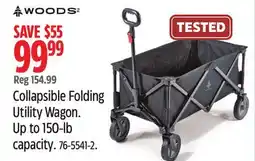 Canadian Tire Woods Collapsible Folding Utility Wagon. Up to 150-lb capacity offer