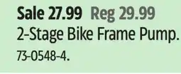 Canadian Tire Raleigh 2-Stage Bike Frame Pump offer