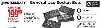 Canadian Tire General Use Socket Sets offer