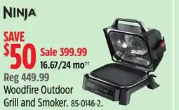Canadian Tire Ninja Woodfire Outdoor Grill and Smoker offer