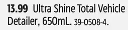 Canadian Tire Armor-All Ultra Shine Total Vehicle Detailer offer