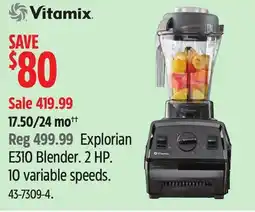 Canadian Tire Vitamix Explorian E310 Blender offer