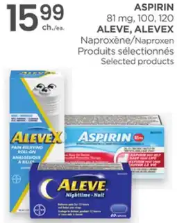 Proxim ASPIRIN, ALEVE, ALEVEX offer