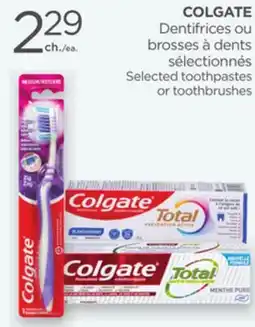 Proxim COLGATE Selected toothpastes offer