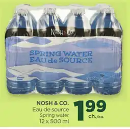 Proxim NOSH & CO Spring water offer
